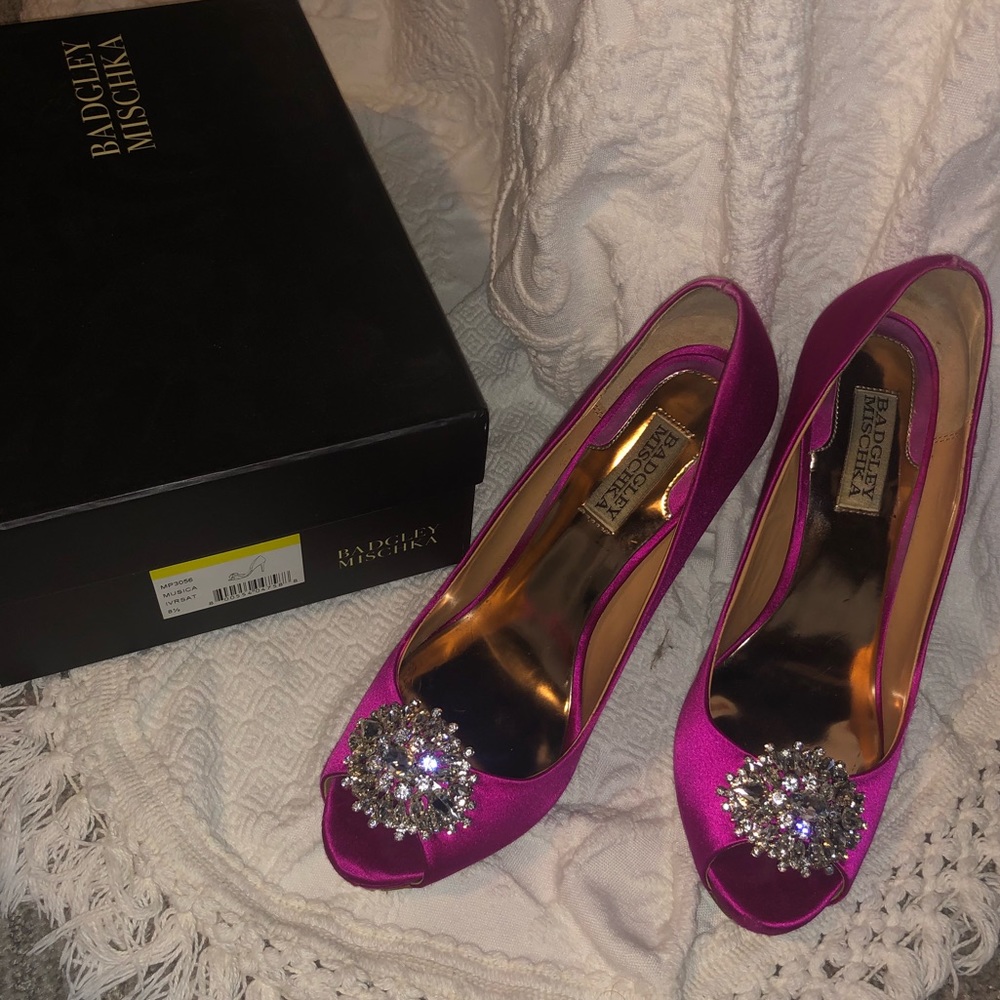 Pink heels